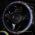 Leather Steering Wheel Cover Diamond leather steering wheel cover Supplier